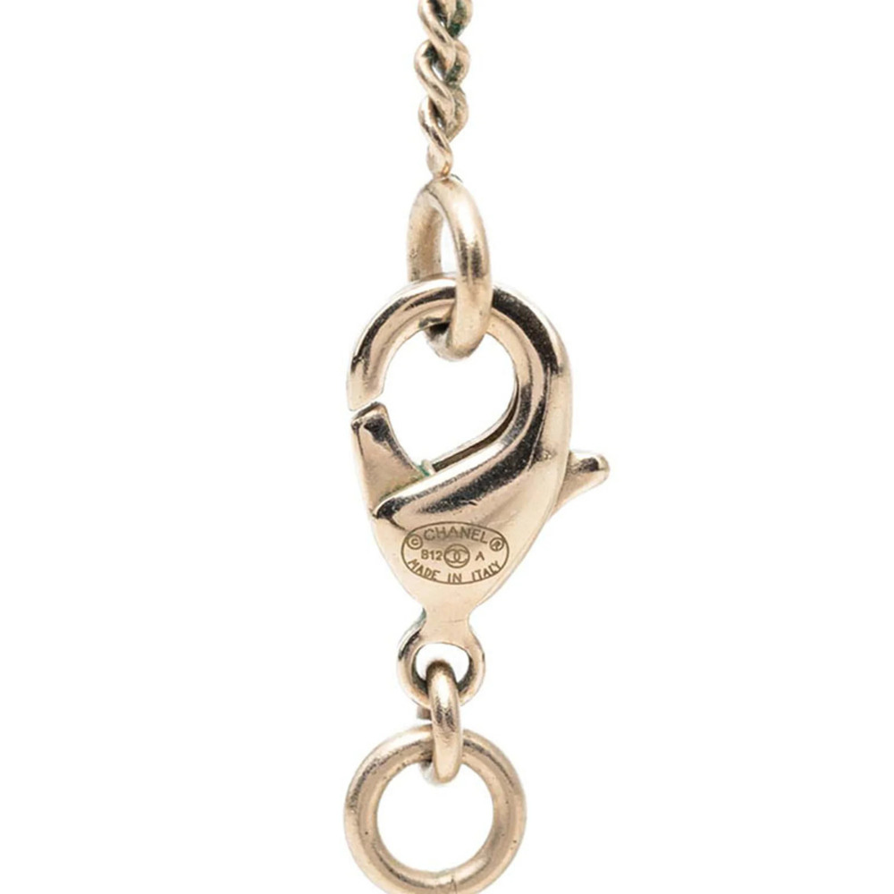 CHANEL Silver Logo Necklace - Picture 4 of 6